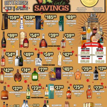 A & S Beverages - OCTOBER SALE AD - Beer, Wine & Spirits Near Me - Chicago, Illinois