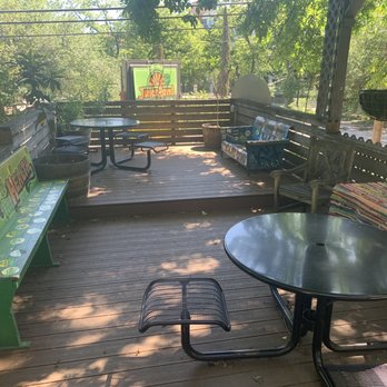 JuiceLand - Seating on top of the building - Juice Bars & Smoothies Near Me - Austin, Texas