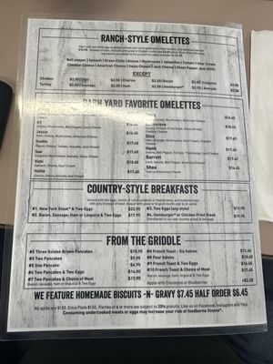 Menu photo 3 Jim's Country Style Restaurant Pleasanton, CA