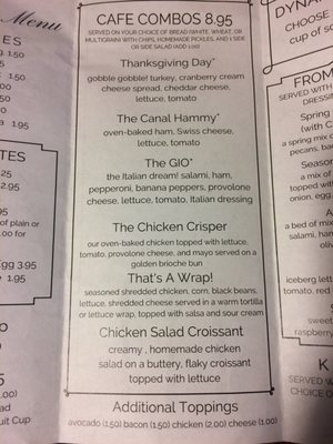 Menu photo 2 At Your Table Canal Fulton, OH