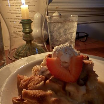 King's Arms Tavern - Bread pudding. It was good but would have liked it more warmer. - Southern Near Me - Williamsburg, Virginia King's Arms Tavern - Bread pudding. It was good but would have liked it more warmer. - Southern Near Me - Williamsburg, Virginia