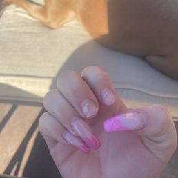 Shitty acrylic nails