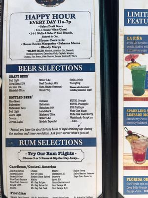 Menu photo 7 Conch Republic Grill North Redington Beach, FL
