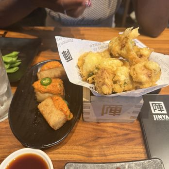 JINYA Ramen Bar - Ally Charlotte Center - Crispy Rice with Spicy Tuna* and Brussels Sprouts Tempura* - Ramen Near Me - Charlotte, North Carolina JINYA Ramen Bar - Ally Charlotte Center - Crispy Rice with Spicy Tuna* and Brussels Sprouts Tempura* - Ramen Near Me - Charlotte, North Carolina