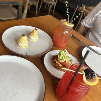 Yardbird Table & Bar - Deviled Eggs GF  Fried Green Tomato BLT - Southern Near Me - Miami Beach, Florida