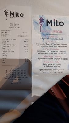 Menu photo 1 Mito Bayside, NY