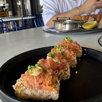 Plank Provisions - Spicy Tuna Crispy Rice Cake - Seafood Near Me - Austin, Texas