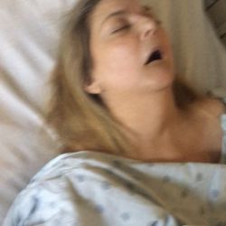 Houston Hospice - This is how she look under Houston Hospice care. I even had to raise the bed in the picture otherwise she would be flat.