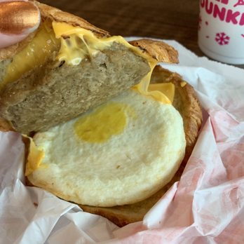 Dunkin' - Beyond Sausage Sandwich croissant style - Donuts Near Me - Live Oak, Texas Dunkin' - Beyond Sausage Sandwich croissant style - Donuts Near Me - Live Oak, Texas