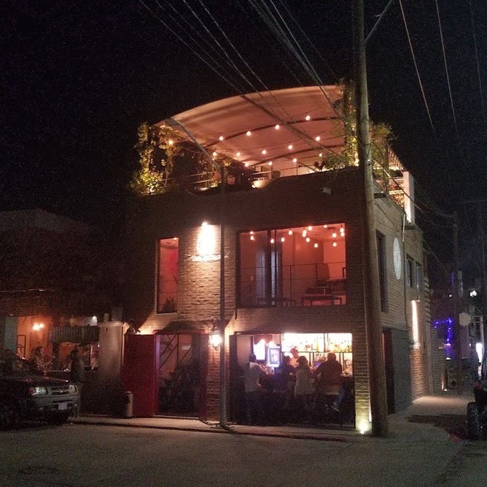 From outside