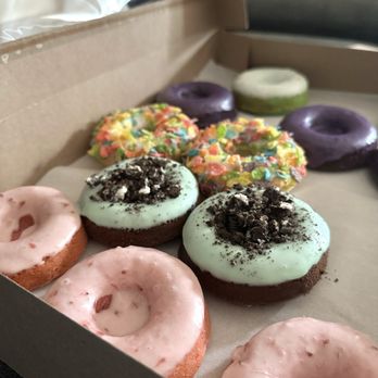 Mochata - Strawberries N Cream, Mint Oreo, Fruity Pebbles, Ube, Coconut Pandan - Donuts Near Me - Hercules, California Mochata - Strawberries N Cream, Mint Oreo, Fruity Pebbles, Ube, Coconut Pandan - Donuts Near Me - Hercules, California