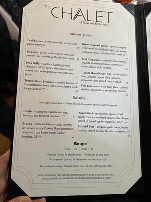 Menu photo 2 Chalet Gourmet Somerset, KY