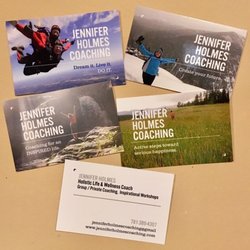 Jennifer Holmes Coaching - Love my business cards by Moo!