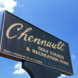 Chennault Park Golf Course - signage at entrance
