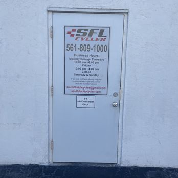 South Florida Cycles - Business Entrance. - Motorcycle Repair Near Me - Boca Raton, Florida South Florida Cycles - Business Entrance. - Motorcycle Repair Near Me - Boca Raton, Florida