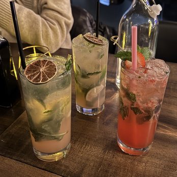 Saku Sushi - mocktails (strawberry, grapefruit) - Sushi Bars Near Me - Toronto, Ontario Saku Sushi - mocktails (strawberry, grapefruit) - Sushi Bars Near Me - Toronto, Ontario