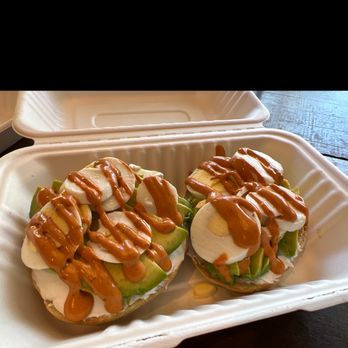 Plank Coffee - Cloverdale - The David Bagel!! So yummy - Coffee & Tea Near Me - Cloverdale, California