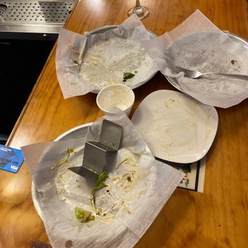Crackers Island Grille - Empty plates. - American Near Me - Cape Canaveral, Florida Crackers Island Grille - Empty plates. - American Near Me - Cape Canaveral, Florida