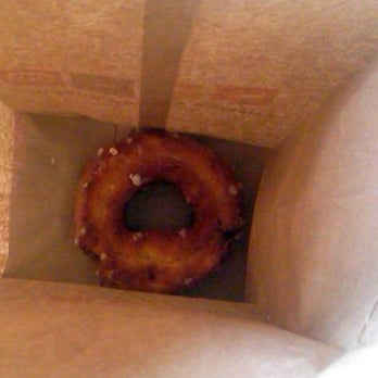 Dunkin' - A donut to go (missing some wax paper) - Donuts Near Me - Newnan, Georgia