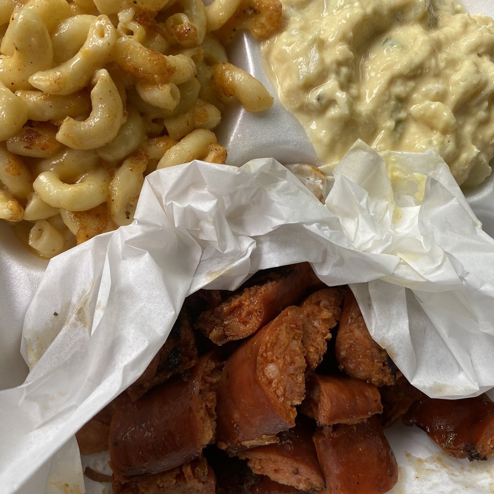 Emma's BBQ - Beef Hot Links Dinner - Southern Near Me - Seattle, Washington Emma's BBQ - Beef Hot Links Dinner - Southern Near Me - Seattle, Washington