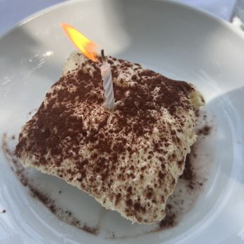 Dopo il Ponte Bridgehampton - Tiramisu to celebrate birthday - Italian Near Me - Bridgehampton, New York
