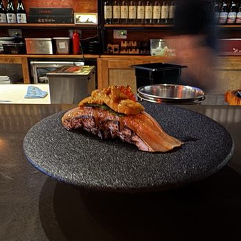 Yujo Nori - Salmon Nigiri - Japanese Near Me - Carrollton, Texas Yujo Nori - Salmon Nigiri - Japanese Near Me - Carrollton, Texas