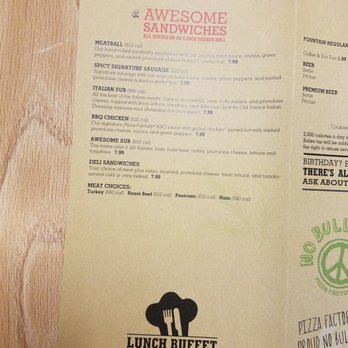 Pizza Factory - Pizza Near Me - Burlington, Washington