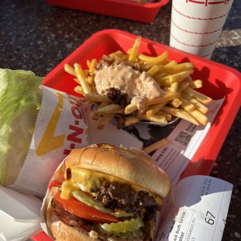 In-N-Out Burger - Double double animal style and animal fries and protein style double double - Burgers Near Me - Alameda, California In-N-Out Burger - Double double animal style and animal fries and protein style double double - Burgers Near Me - Alameda, California