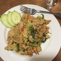 Bangkok Thai Cuisine - Drunken Man's Fried Rice - Lunch Portion