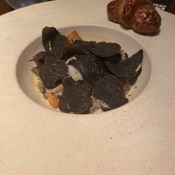 Partage - Egg parfait with truffles, mushrooms and oxtail - French Near Me - Las Vegas, Nevada Partage - Egg parfait with truffles, mushrooms and oxtail - French Near Me - Las Vegas, Nevada