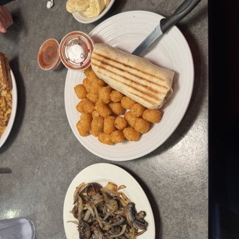 City Cafe Diner - Breakfast burrito, Side of Tater Tots, banana - Desserts Near Me - Chattanooga, Tennessee City Cafe Diner - Breakfast burrito, Side of Tater Tots, banana - Desserts Near Me - Chattanooga, Tennessee