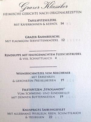 Menu photo 4 Restaurant Schlossberg Graz, 6