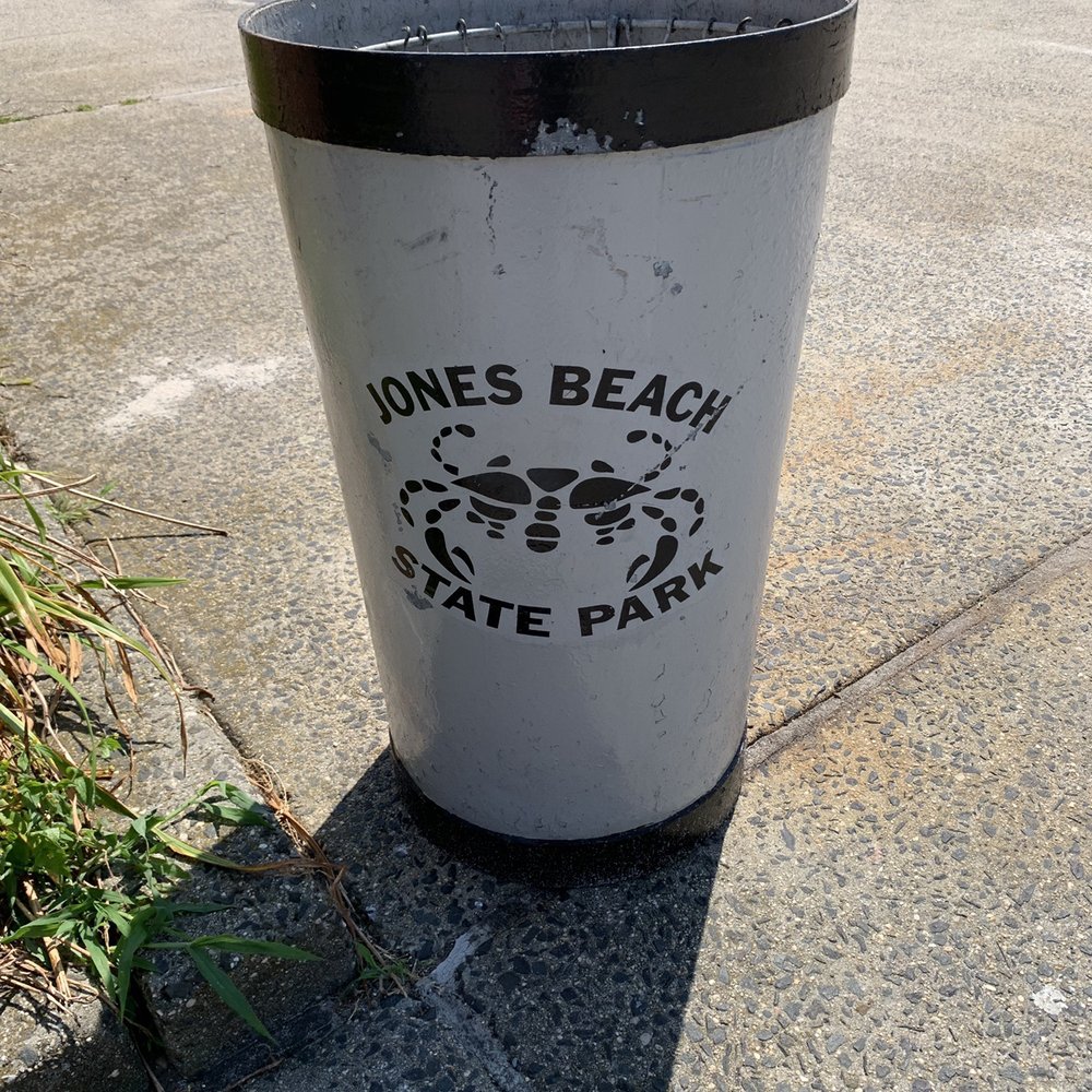 Field 2 Jones Beach - A crabby garbage can. - Beaches Near Me - Wantagh, New York
