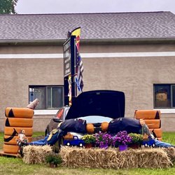 Automotive Edge - Halloween decorations out front