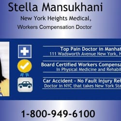 New York Heights Medical, P.C. - Workers Compensation Doctor - Pain management doctors in Manhattan, NY. Workers Compensation Accepted.