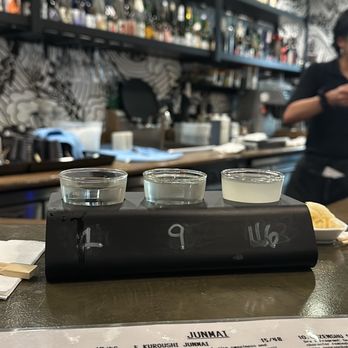 Tanuki - Sake flight - Sushi Bars Near Me - San Diego, California Tanuki - Sake flight - Sushi Bars Near Me - San Diego, California