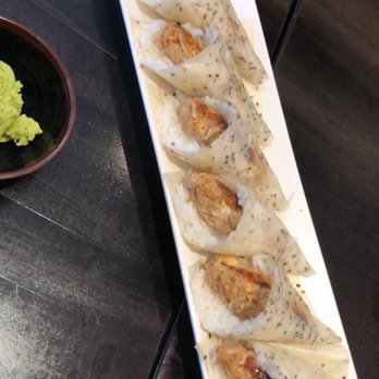 SushiStop Pasadena - Blue crab hand rolls come out hot and fresh. 4.50 per piece - Sushi Bars Near Me - Pasadena, California SushiStop Pasadena - Blue crab hand rolls come out hot and fresh. 4.50 per piece - Sushi Bars Near Me - Pasadena, California
