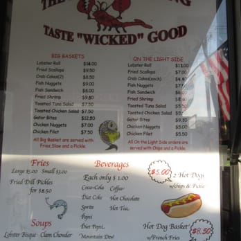 The Maine Thang - menu-2014 - Food Trucks Near Me - Orlando, Florida