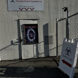Exterior outside entrance of Omescape - Sunnyvale, California Exterior outside entrance of Omescape - Sunnyvale, California