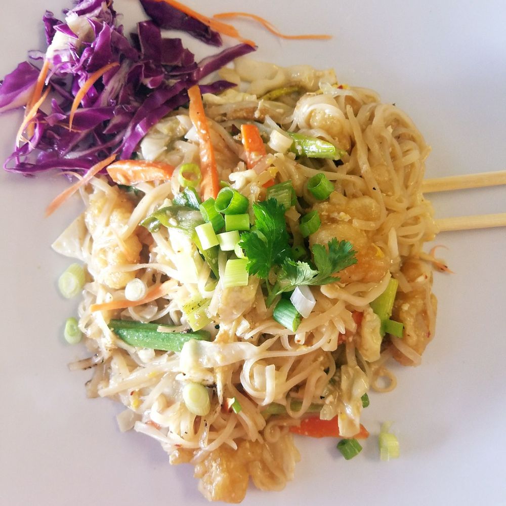 Thai Cafe - Lobster pad thai - Thai Near Me - Temple, Texas Thai Cafe - Lobster pad thai - Thai Near Me - Temple, Texas