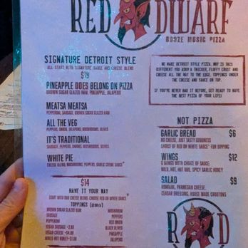 Red Dwarf - Menu of food. - Beer Bar Near Me - Las Vegas, Nevada Red Dwarf - Menu of food. - Beer Bar Near Me - Las Vegas, Nevada