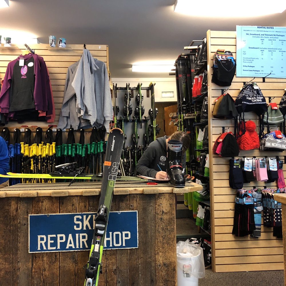 Middlebury Snowbowl - In the ski shop - Parks Near Me - Hancock, Vermont