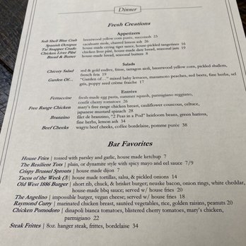 The Raymond 1886 - Dinner menu as of August 2020 - New American Near Me - Pasadena, California The Raymond 1886 - Dinner menu as of August 2020 - New American Near Me - Pasadena, California