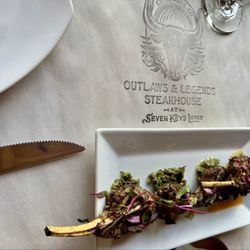 Outlaws and Legends Steakhouse - Lamp Lollipops