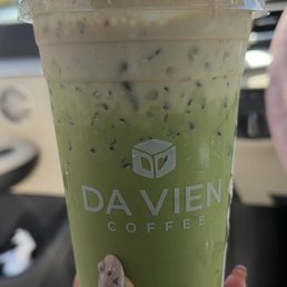 partially sipped on cookie butter matcha partially sipped on cookie butter matcha