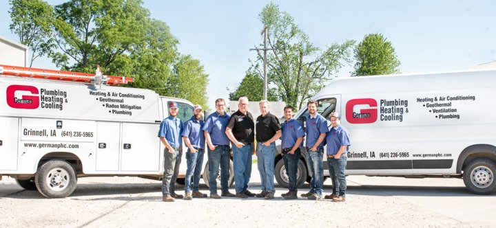 Slide of German Plumbing Heating & Cooling