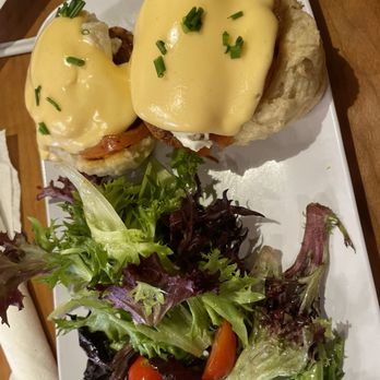 Ruby Sunshine Charlotte Southend - Fried green tomato Bennie - Breakfast & Brunch Near Me - Charlotte, North Carolina