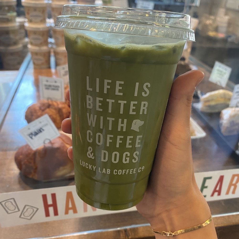 Lucky Lab Coffee - Matcha Lavender - Desserts Near Me - Austin, Texas Lucky Lab Coffee - Matcha Lavender - Desserts Near Me - Austin, Texas