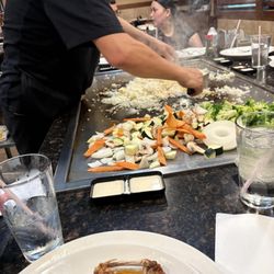 Akita Hibachi Sushi - Cooking