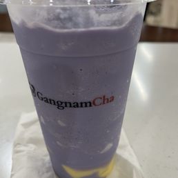Taro Smoothie with pudding Taro Smoothie with pudding